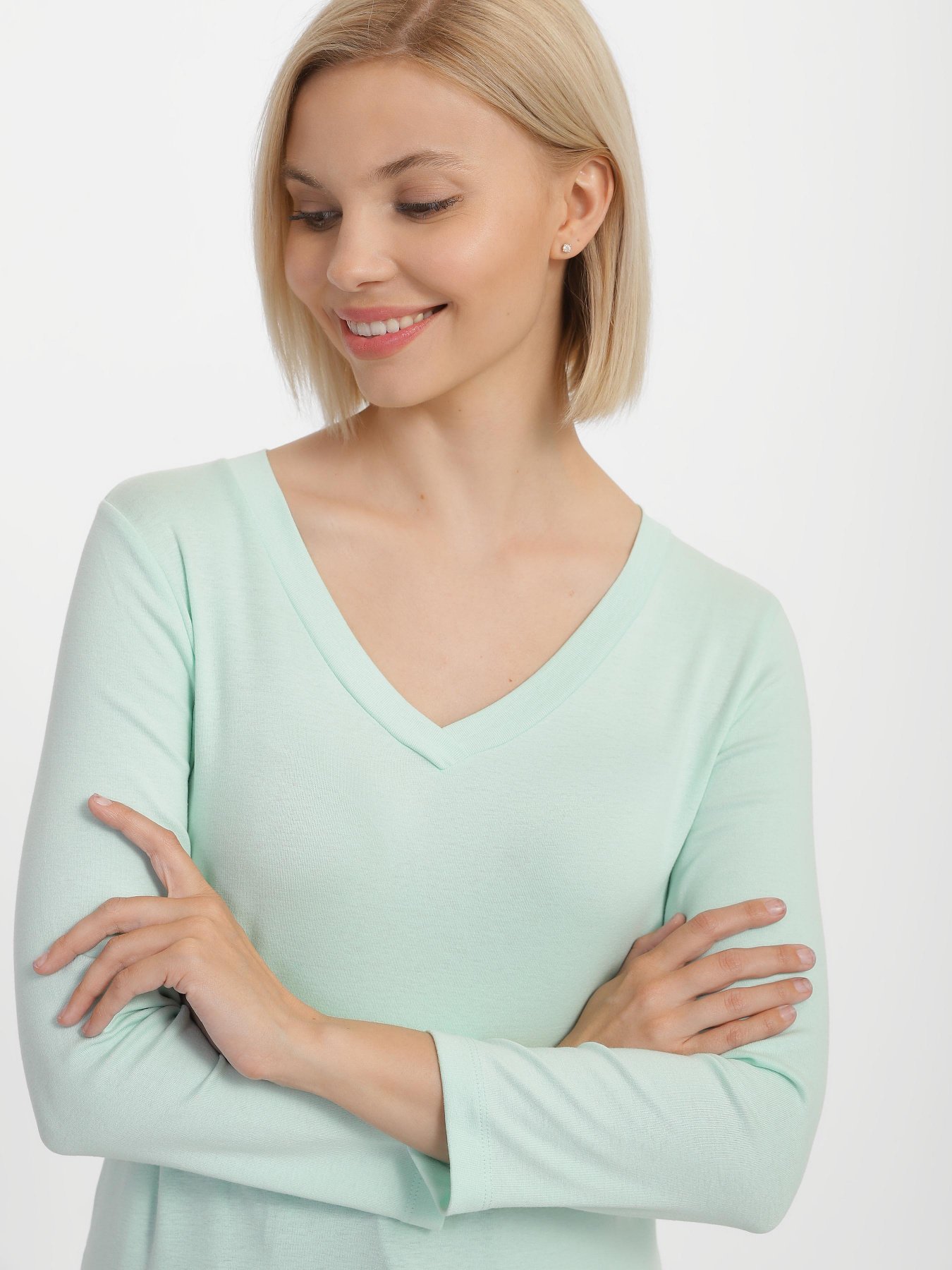 Лонгслив Tom Tailor модель 1020435.XX.70_с.зелений Фото