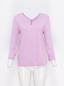 Блуза Tom Tailor модель 1024038.XX.70_бузковий з білим Фото