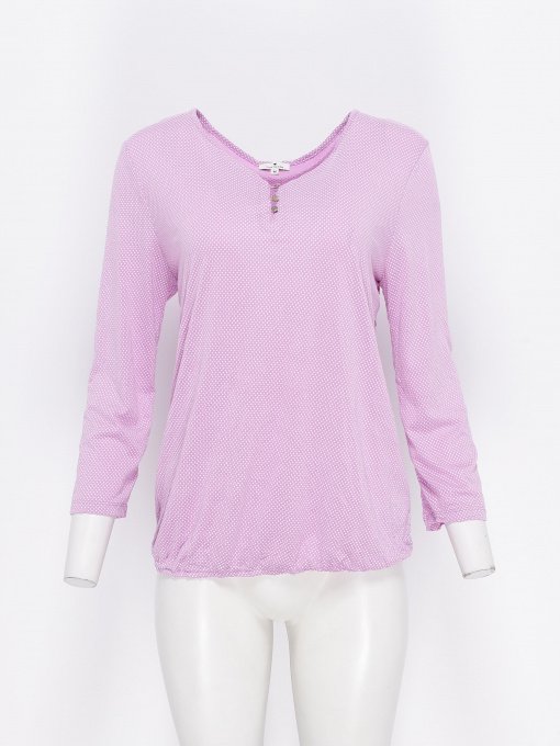 Блуза Tom Tailor модель 1024038.XX.70_бузковий з білим Фото