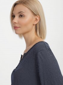 Блуза Tom Tailor модель 1024038.XX.70_т.синій з білим Фото