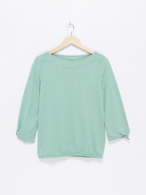 Блуза Tom Tailor модель 1024524.XX.70_зелений з білим Фото