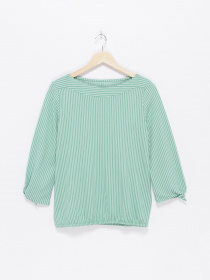 Блуза Tom Tailor модель 1024524.XX.70_зелений з білим Фото