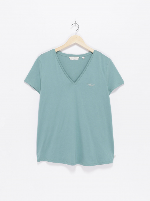 Футболка Tom Tailor модель 1024960.XX.71_с.зелений Фото