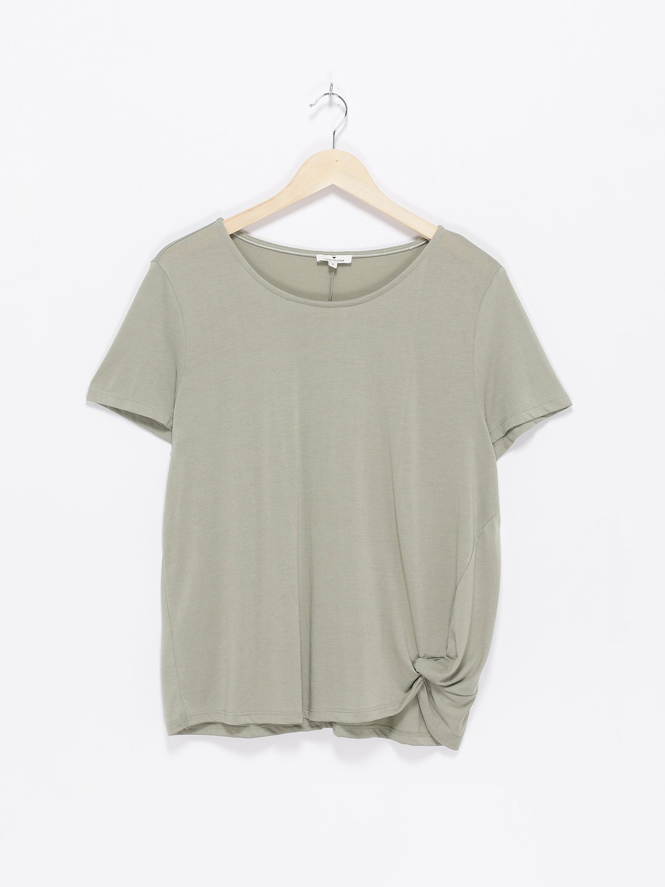 Футболка Tom Tailor модель 1025267.XX.70_с.хакі Фото