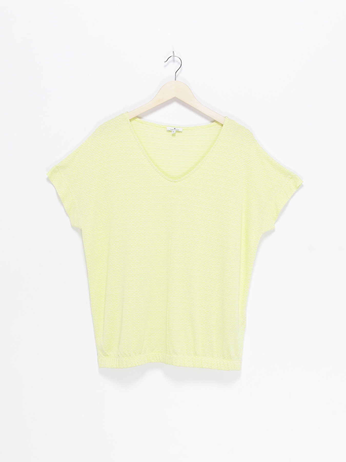 Футболка Tom Tailor модель 1025783.XX.70_с.салатовий комб. Фото