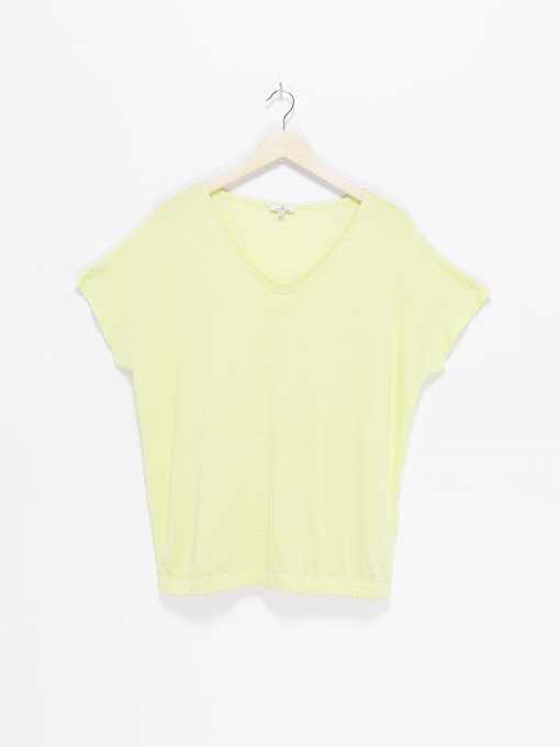 Футболка Tom Tailor модель 1025783.XX.70_с.салатовий комб. Фото