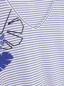 Футболка Tom Tailor модель 1025794.XX.70_білий з синім Фото