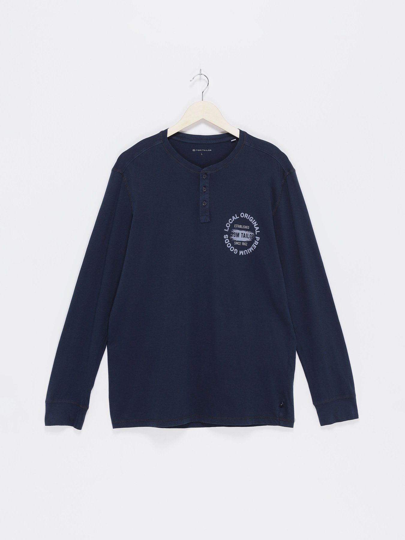 Лонгслив Tom Tailor модель 1030979.XX.10_т.синій Фото