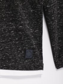 Лонгслив Tom Tailor модель 10910020030_т.сірий комб. Фото