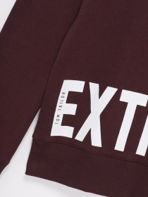 Свитшот Tom Tailor модель 25910010030_бордовий з білим Фото