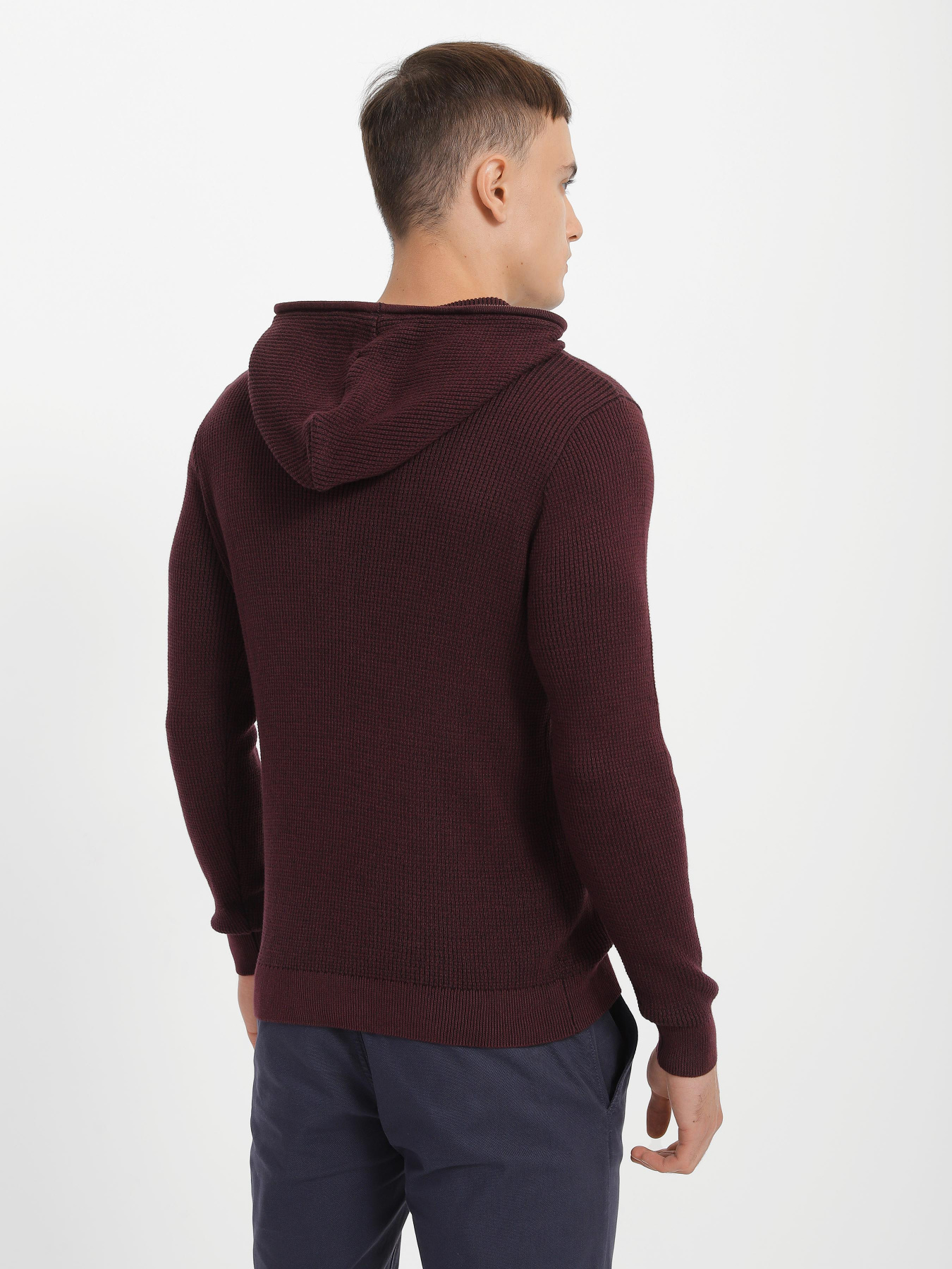 Худі Tom Tailor модель 3023219.00.10_т.бордовий Фото