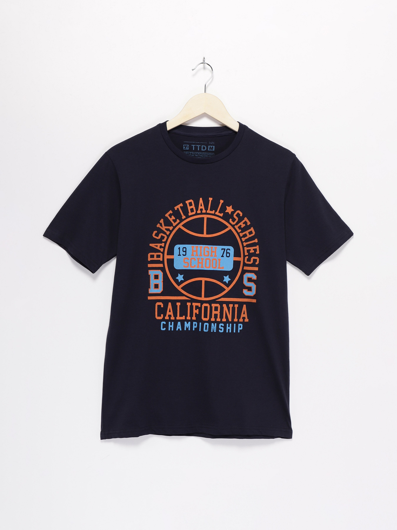 Футболка Tom Tailor модель TT22032028_т.синій комб. Фото