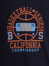 Футболка Tom Tailor модель TT22032028_т.синій комб. Фото