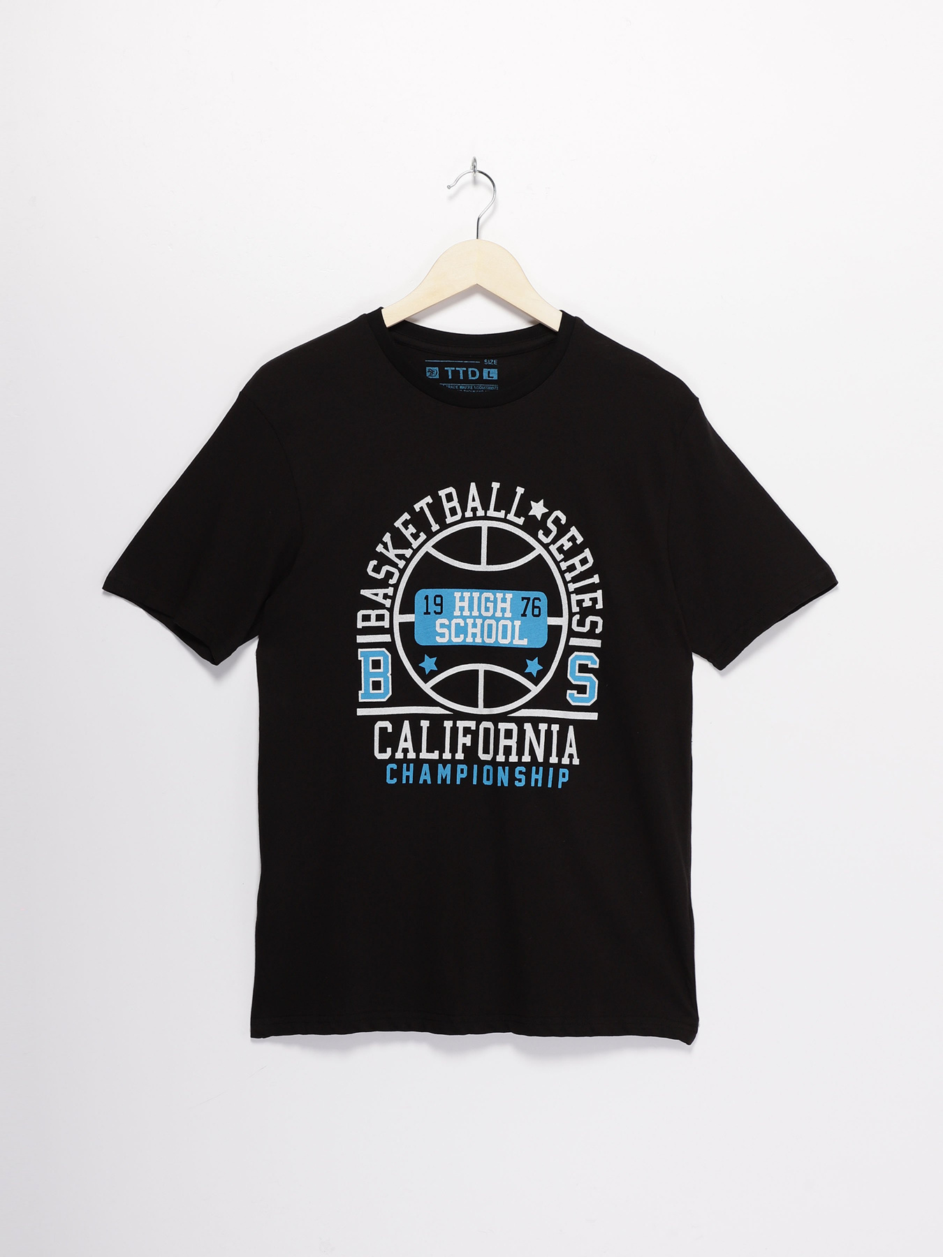 Футболка Tom Tailor модель TT22032028_чорний комб. Фото