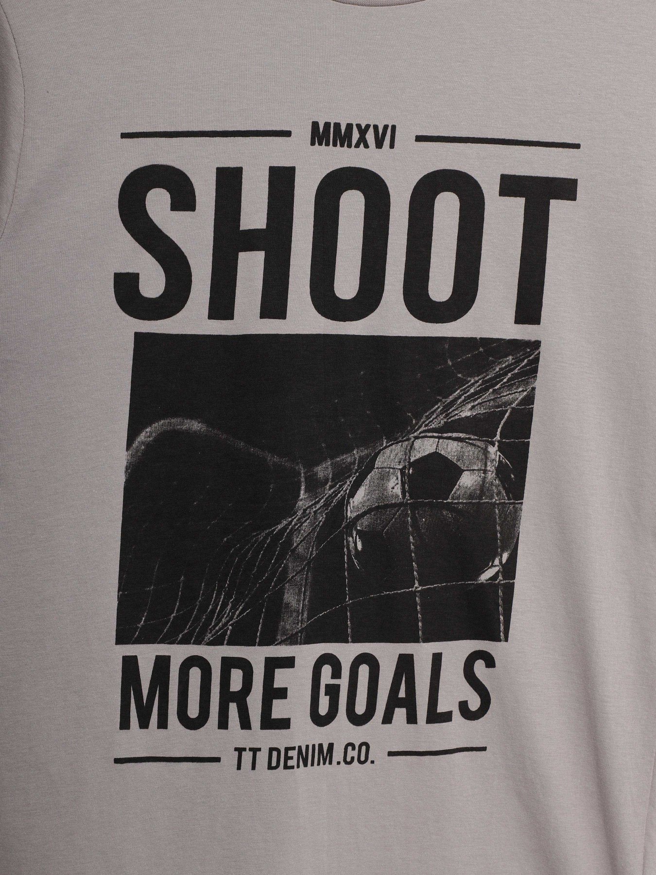 Футболка Tom Tailor модель TT22032030_с.сірий з чорним Фото