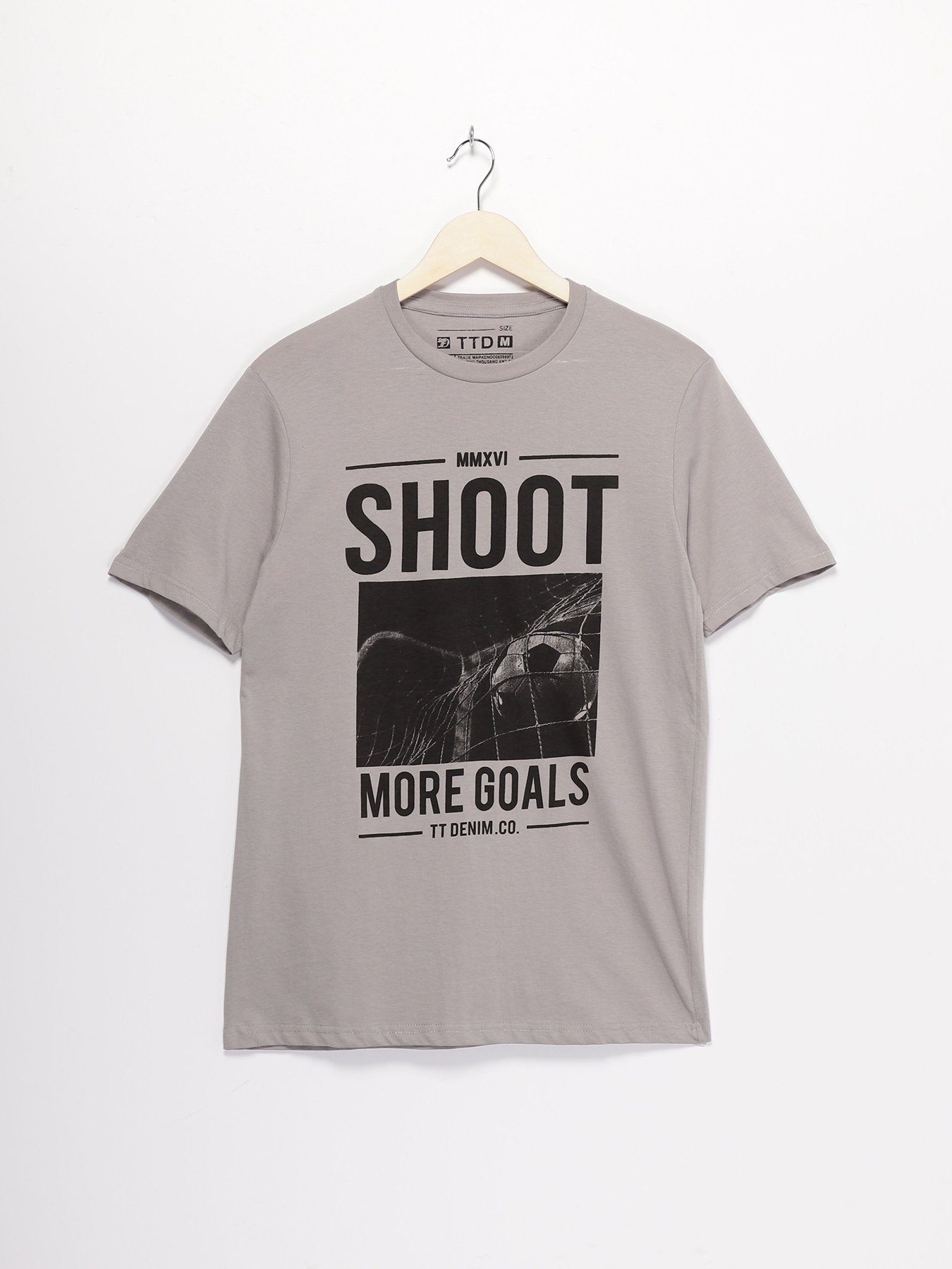 Футболка Tom Tailor модель TT22032030_с.сірий з чорним Фото