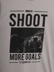 Футболка Tom Tailor модель TT22032030_с.сірий з чорним Фото