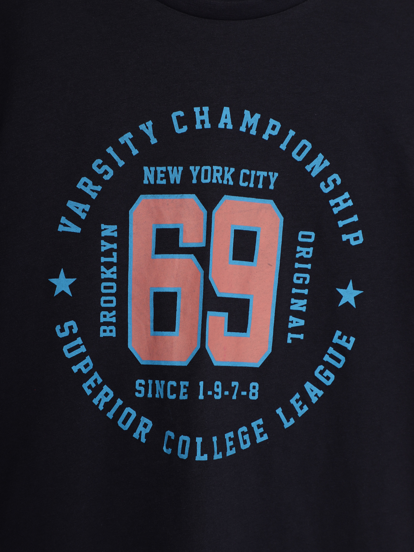 Футболка Tom Tailor модель TT22032033_т.синій комб. Фото