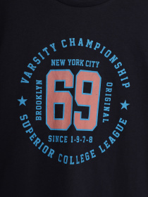 Футболка Tom Tailor модель TT22032033_т.синій комб. Фото