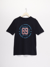 Футболка Tom Tailor модель TT22032033_т.синій комб. Фото