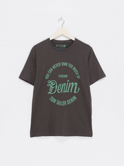 Футболка Tom Tailor модель TT22032054_т.хакі з зеленим Фото