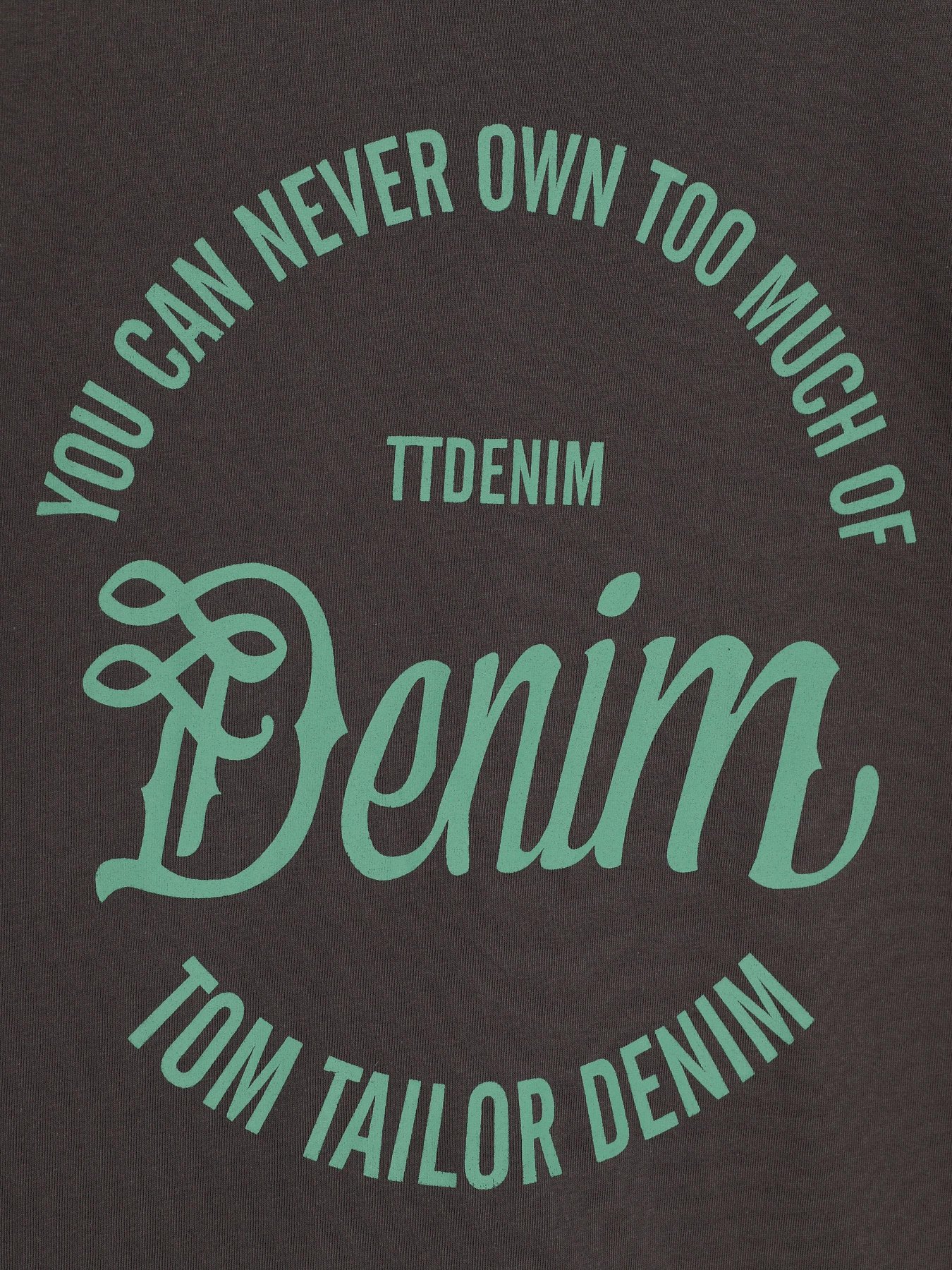 Футболка Tom Tailor модель TT22032054_т.хакі з зеленим Футболка Tom Tailor модель TT22032054_т.хакі з зеленим Фото