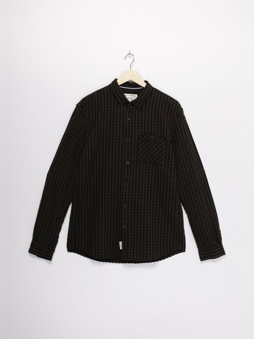 Рубашка Tom Tailor модель 1002690.XX.12_хакі з чорним Фото