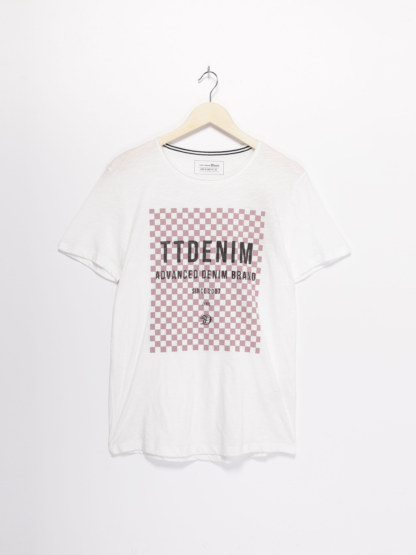 Футболка Tom Tailor модель 1002754.XX.12_білий комб. Футболка Tom Tailor модель 1002754.XX.12_білий комб. Фото