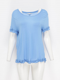 Футболка Tom Tailor модель 1003112.XX.71_синій Футболка Tom Tailor модель 1003112.XX.71_синій Фото