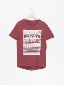 Футболка Tom Tailor модель 1003812.XX.12_бордовий з білим Фото