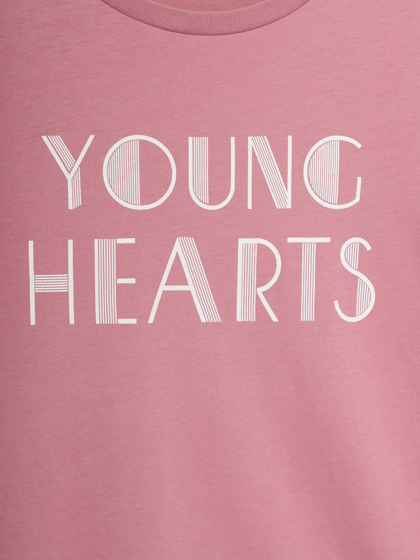 Футболка Tom Tailor модель 1004352.XX.71_рожевий Фото