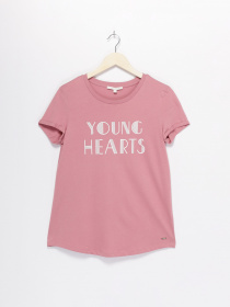 Футболка Tom Tailor модель 1004352.XX.71_рожевий Фото