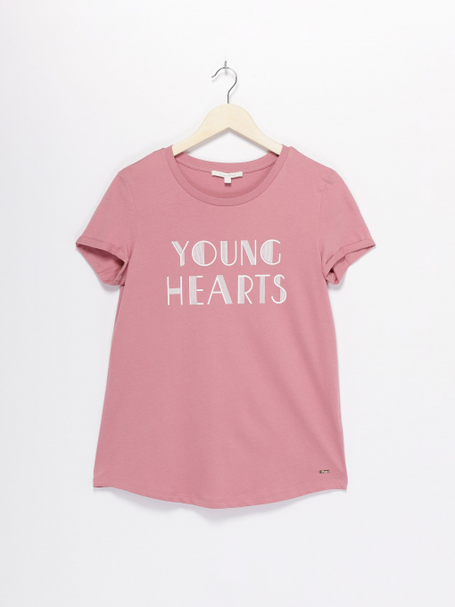 Футболка Tom Tailor модель 1004352.XX.71_рожевий Фото