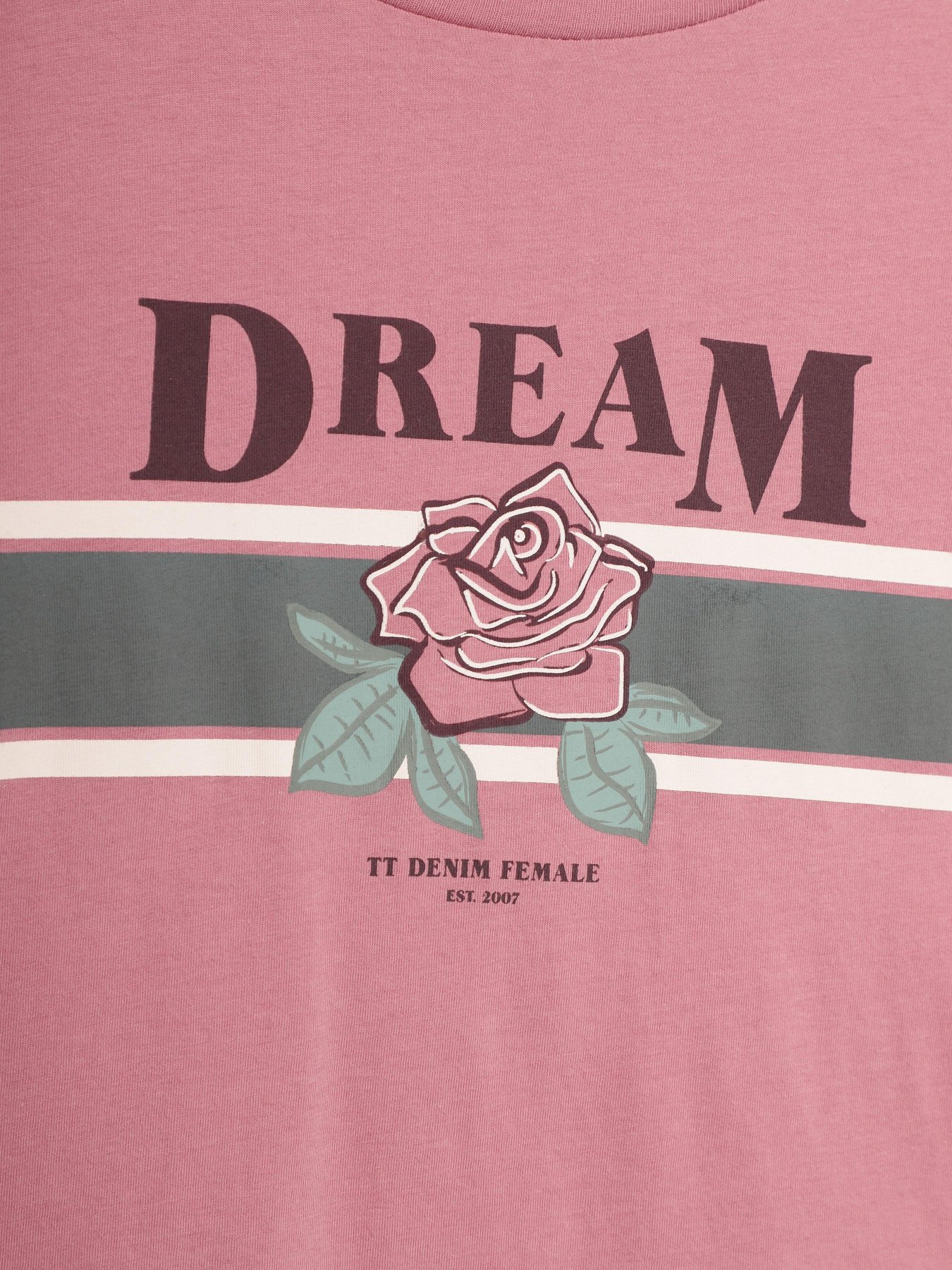 Футболка Tom Tailor модель 1004987.XX.71_рожевий комб. Фото