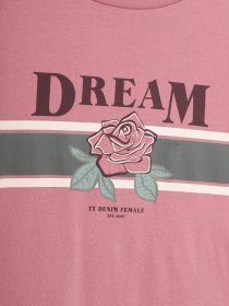 Футболка Tom Tailor модель 1004987.XX.71_рожевий комб. Фото