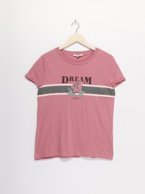 Футболка Tom Tailor модель 1004987.XX.71_рожевий комб. Фото