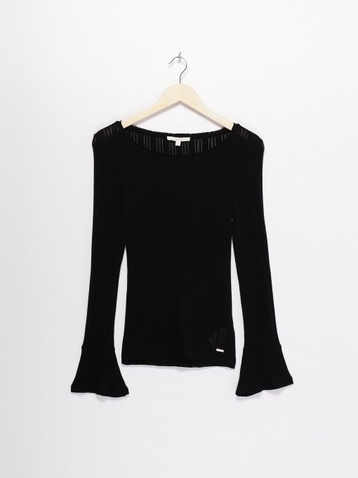 Лонгслів Tom Tailor Модель 1006250.XX.71_чорний Фото