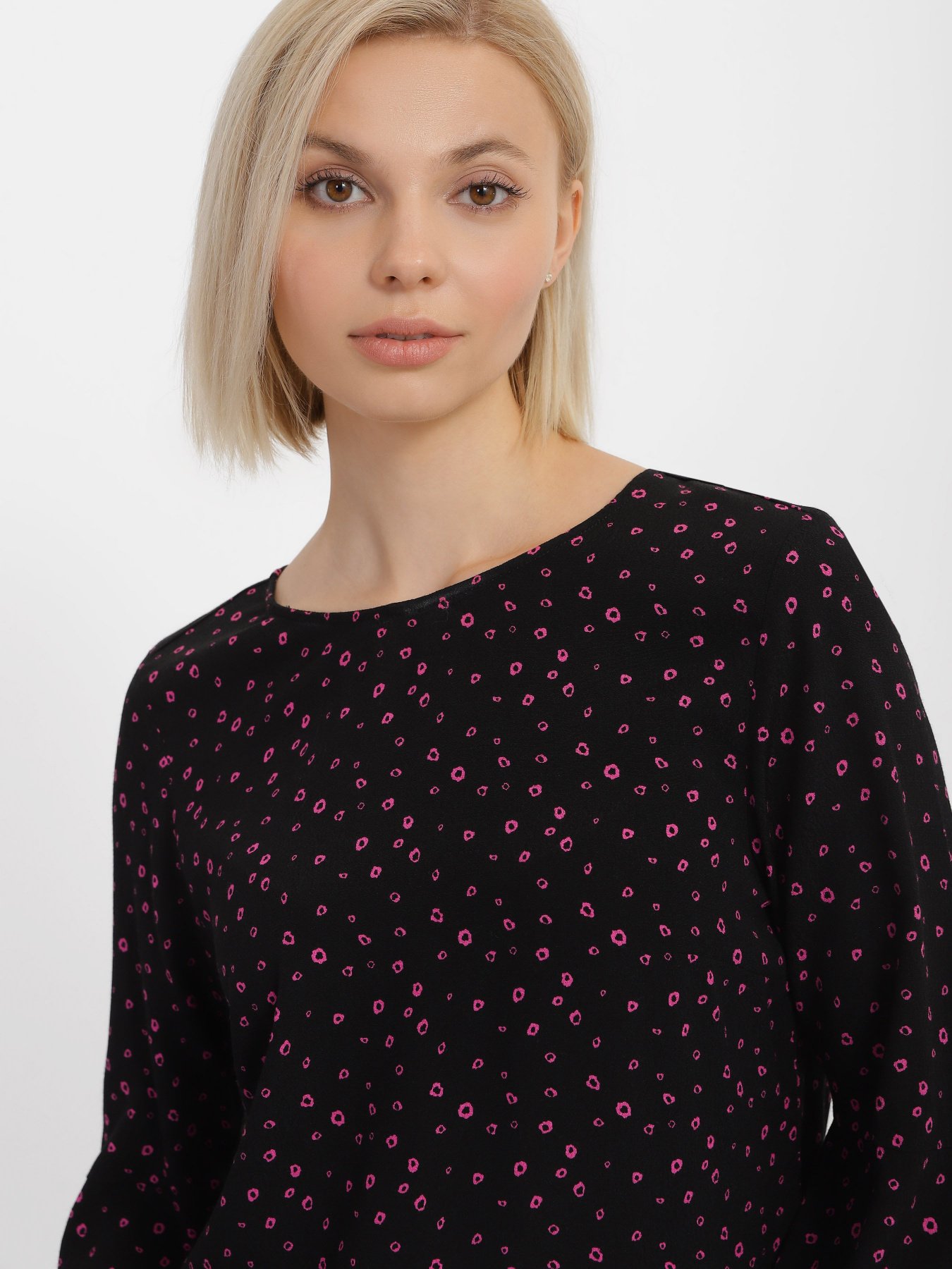 Блуза Tom Tailor модель 1007079.XX.71_чорний комб. Фото