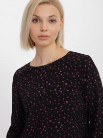 Блуза Tom Tailor модель 1007079.XX.71_чорний комб. Фото