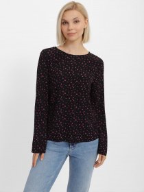 Блуза Tom Tailor модель 1007079.XX.71_чорний комб. Фото