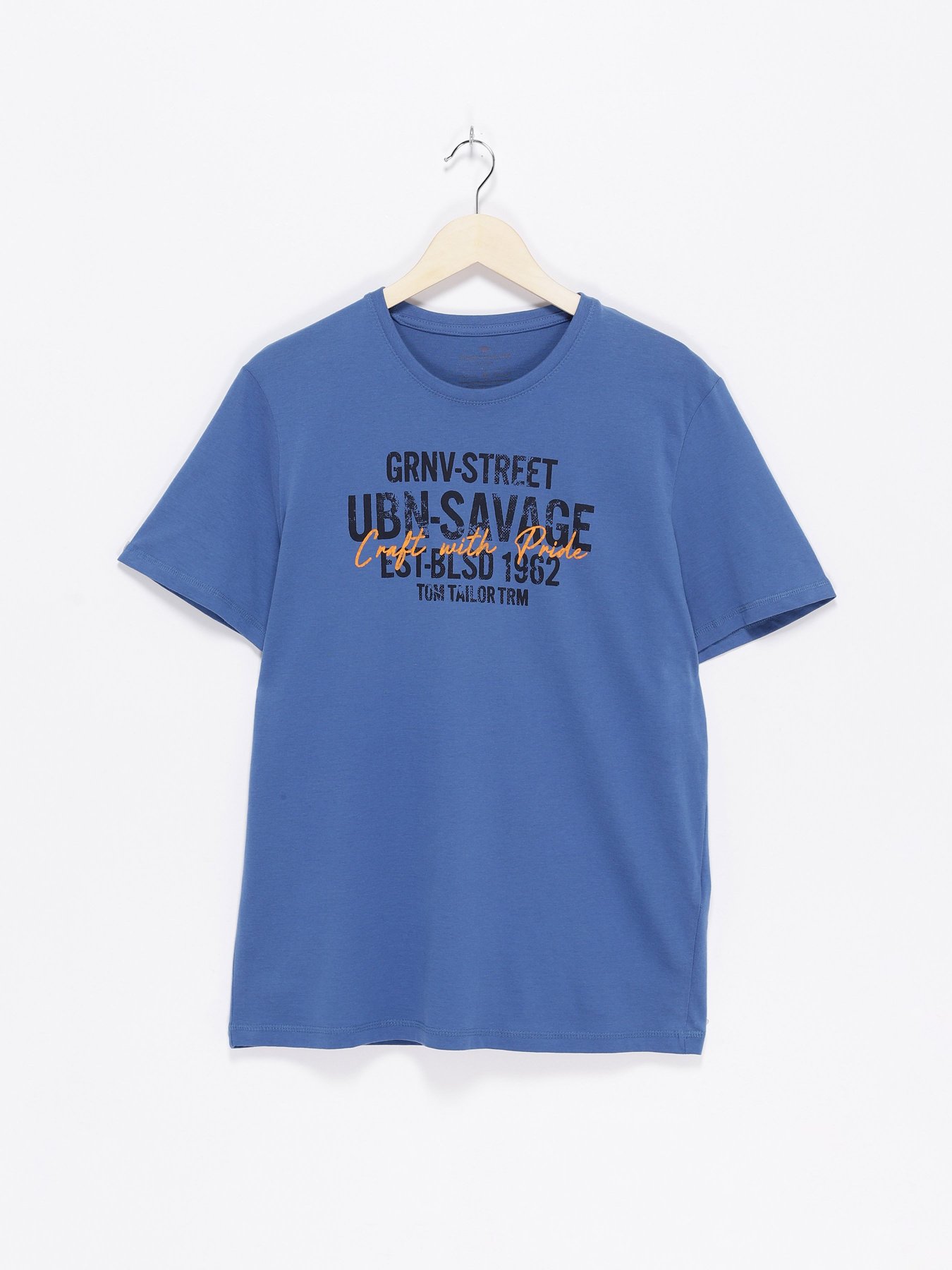 Футболка Tom Tailor модель 1007610.XX.10_синій комб. Футболка Tom Tailor модель 1007610.XX.10_синій комб. Фото