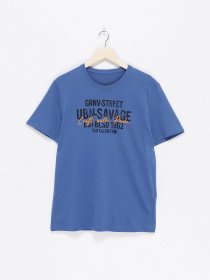 Футболка Tom Tailor модель 1007610.XX.10_синій комб. Футболка Tom Tailor модель 1007610.XX.10_синій комб. Фото