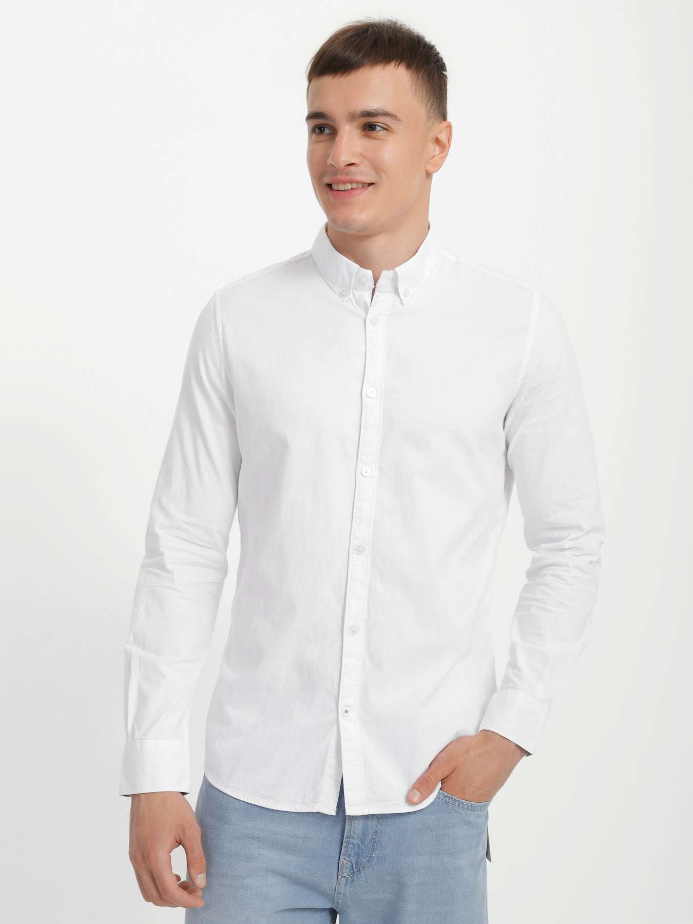 Рубашка Tom Tailor модель 1008320.XX.10_білий Фото