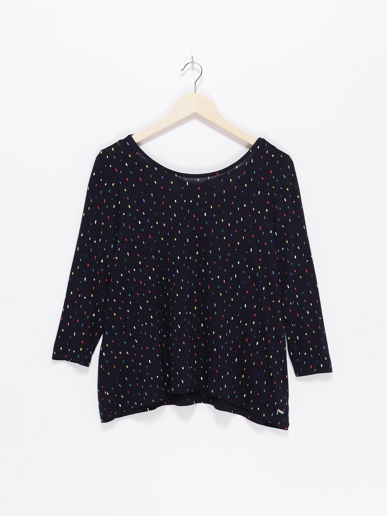 Лонгслів Tom Tailor модель 1008395.XX.71_т.синій комб. Фото