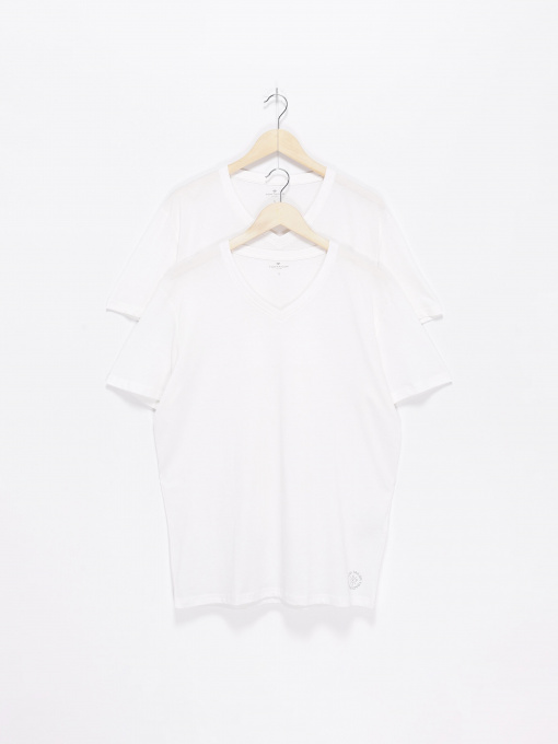 Набор футболок Tom Tailor модель 1008639.XX.10_білий Фото