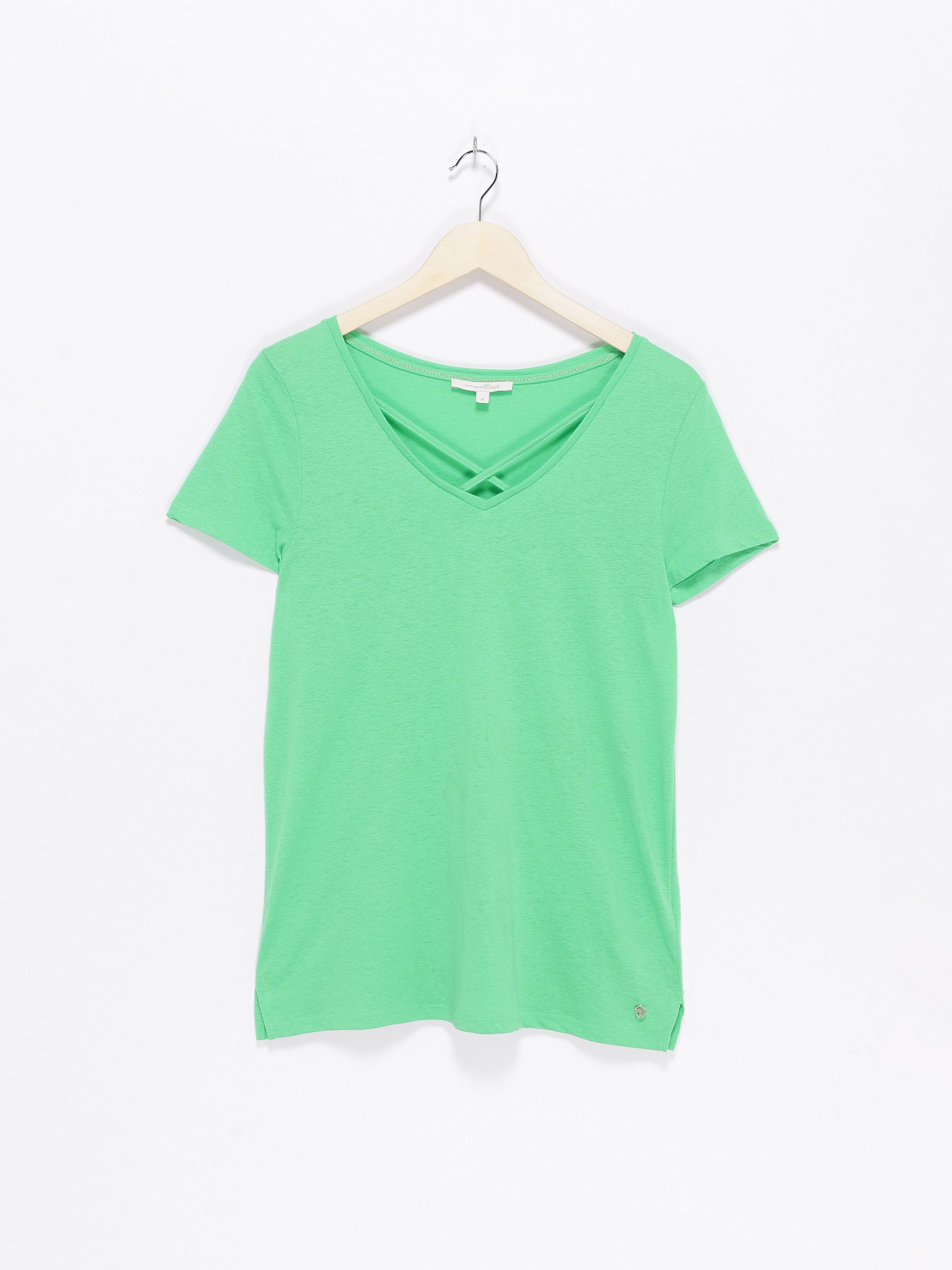 Футболка Tom Tailor модель 1009858.XX.71_зелений Фото