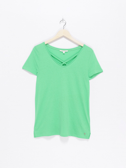 Футболка Tom Tailor модель 1009858.XX.71_зелений Фото