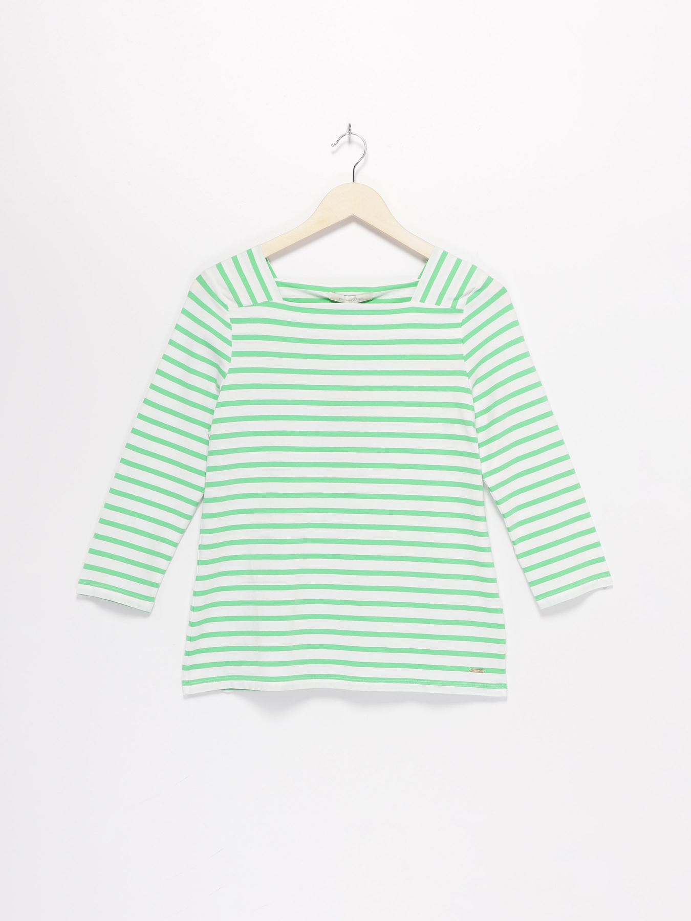 Лонгслив Tom Tailor модель 1009861.XX.71_білий з зеленим Фото