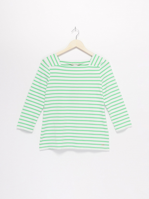 Лонгслів Tom Tailor Модель 1009861.XX.71_білий з зеленим Фото