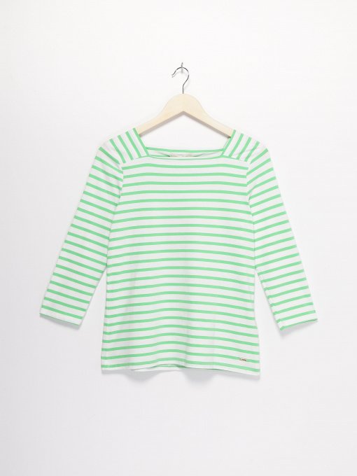 Лонгслів Tom Tailor Модель 1009861.XX.71_білий з с.зеленим Фото